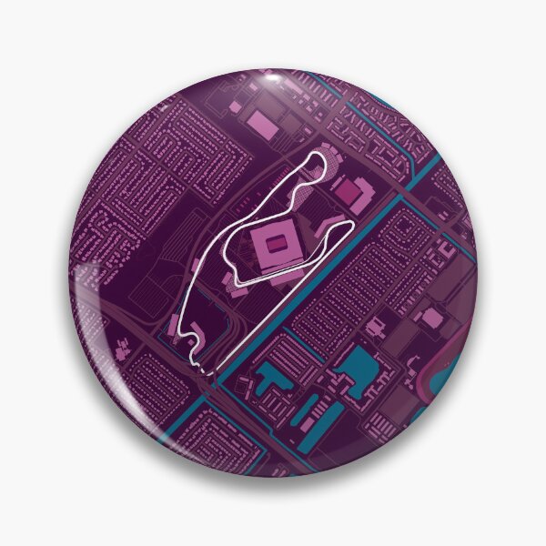 Artikelvorschau, Miami International Autodrome | Streckenkarte für Posterwandkunst | Formel-1-Plakat entworfen und verkauft von MoshoboMakes.