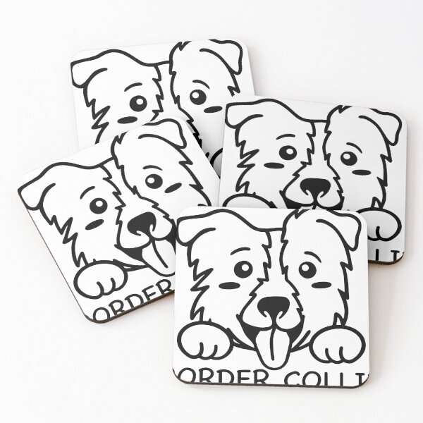 Item preview, BORDER COLLIE DOG DESIGN designed and sold by mg360.