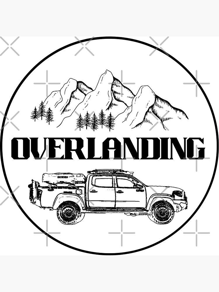 "Overlanding" Sticker for Sale by BigCreation Redbubble