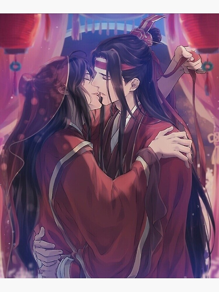 Download Passionate Blindfold Kiss in Mo Dao Zu Shi Wallpaper