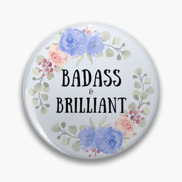 Item preview, Badass and Brilliant designed and sold by HSPgiftshop.