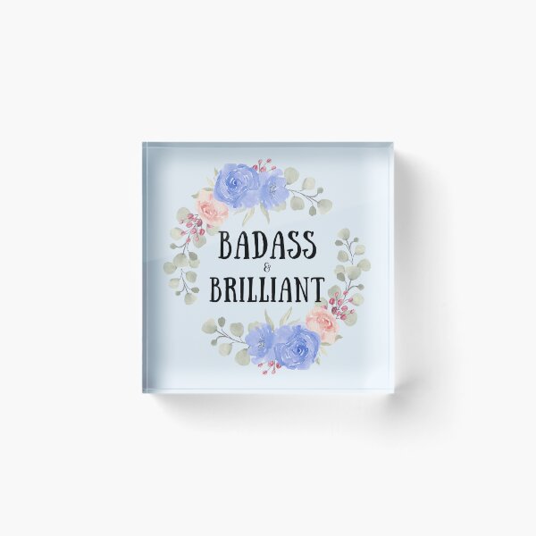 Item preview, Badass and Brilliant designed and sold by HSPgiftshop.