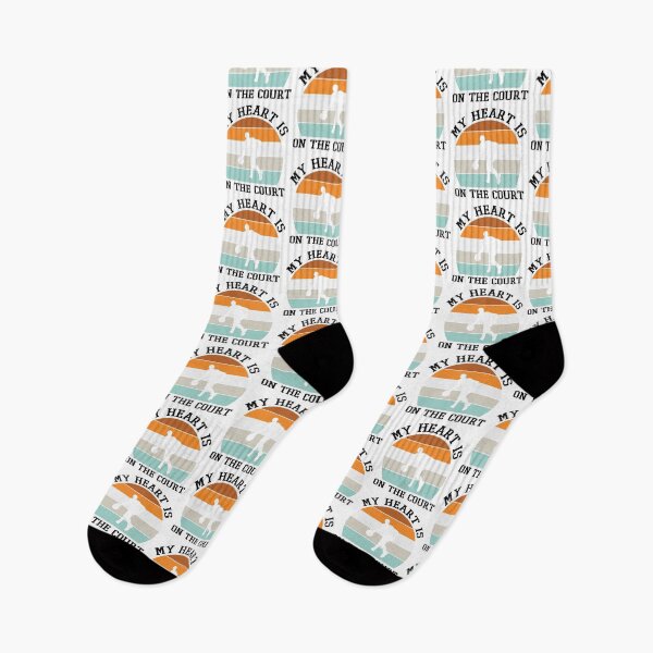 Item preview, My Heart Is On The Court Basketball Is My Favorite Season Basket Ball Player Classic Gift Premium Apparel Funny Holiday Xmas designed and sold by DesignByHeartUK.