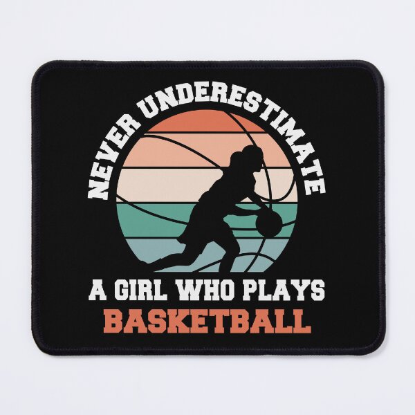 Item preview, Never Underestimate A Girl Who Plays Basketball Is My Favorite Season Basket Ball Player Classic Gift Premium Apparel Funny Holiday Xmas designed and sold by DesignByHeartUK.
