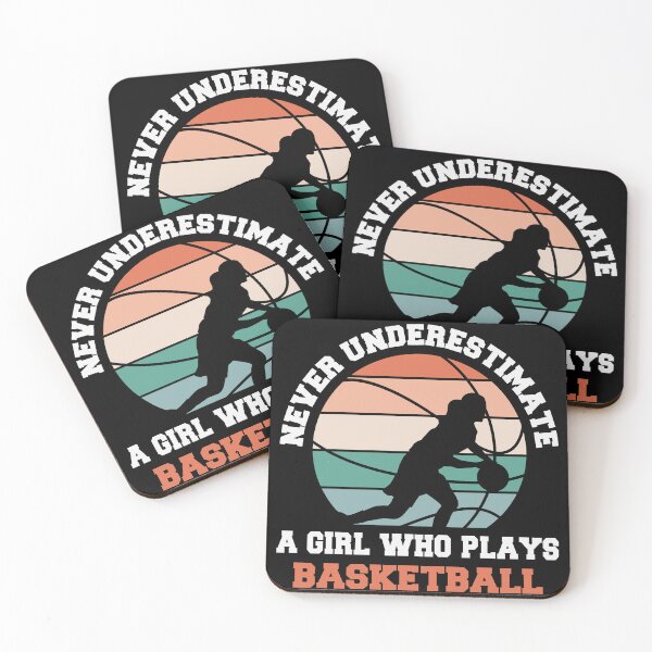 Item preview, Never Underestimate A Girl Who Plays Basketball Is My Favorite Season Basket Ball Player Classic Gift Premium Apparel Funny Holiday Xmas designed and sold by DesignByHeartUK.