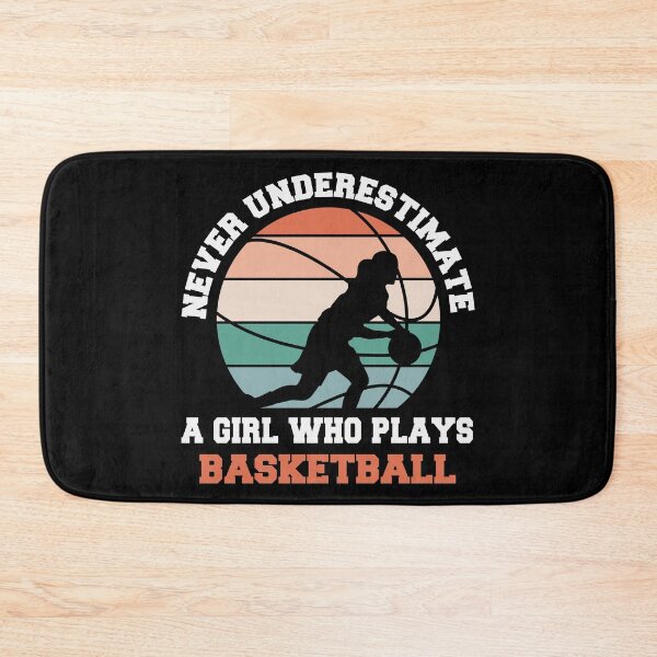 Item preview, Never Underestimate A Girl Who Plays Basketball Is My Favorite Season Basket Ball Player Classic Gift Premium Apparel Funny Holiday Xmas designed and sold by DesignByHeartUK.