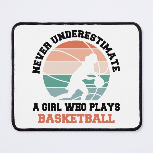 Item preview, Never Underestimate A Girl Who Plays Basketball Is My Favorite Season Basket Ball Player Classic Gift Premium Apparel Funny Holiday Xmas designed and sold by DesignByHeartUK.