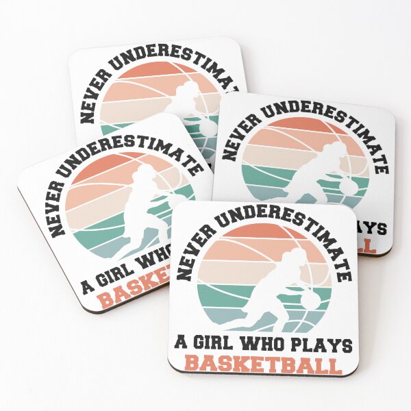 Item preview, Never Underestimate A Girl Who Plays Basketball Is My Favorite Season Basket Ball Player Classic Gift Premium Apparel Funny Holiday Xmas designed and sold by DesignByHeartUK.