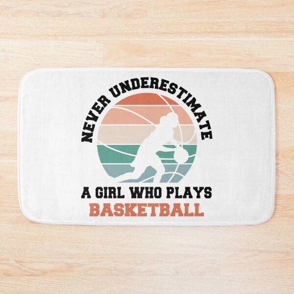 Item preview, Never Underestimate A Girl Who Plays Basketball Is My Favorite Season Basket Ball Player Classic Gift Premium Apparel Funny Holiday Xmas designed and sold by DesignByHeartUK.