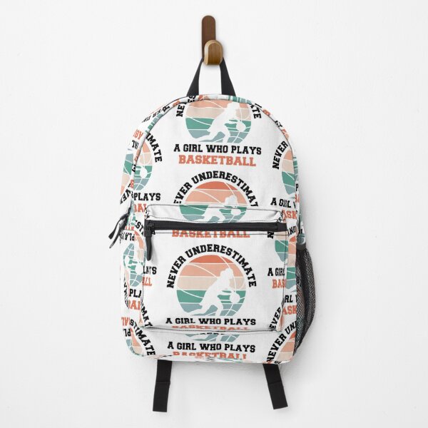 Item preview, Never Underestimate A Girl Who Plays Basketball Is My Favorite Season Basket Ball Player Classic Gift Premium Apparel Funny Holiday Xmas designed and sold by DesignByHeartUK.