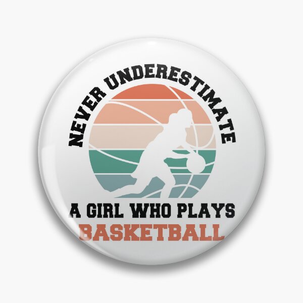 Item preview, Never Underestimate A Girl Who Plays Basketball Is My Favorite Season Basket Ball Player Classic Gift Premium Apparel Funny Holiday Xmas designed and sold by DesignByHeartUK.
