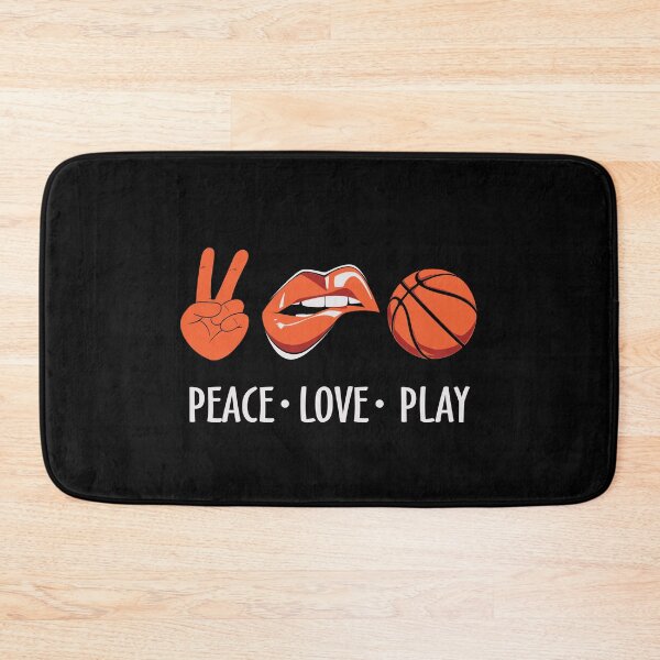 Item preview, Peace Love Play Favorite Season Basket Ball Player Classic Gift Premium Apparel Funny Holiday Xmas designed and sold by DesignByHeartUK.