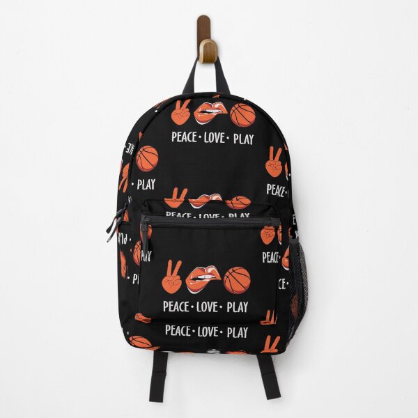 Item preview, Peace Love Play Favorite Season Basket Ball Player Classic Gift Premium Apparel Funny Holiday Xmas designed and sold by DesignByHeartUK.