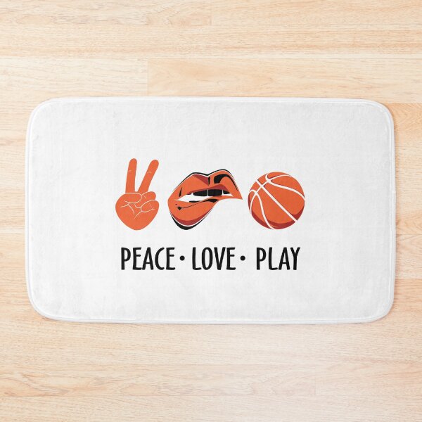 Item preview, Peace Love Play Favorite Season Basket Ball Player Classic Gift Premium Apparel Funny Holiday Xmas designed and sold by DesignByHeartUK.