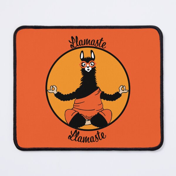 Item preview, Llamaste Meditating Llama - Funny Mindfulness designed and sold by happygiftideas.