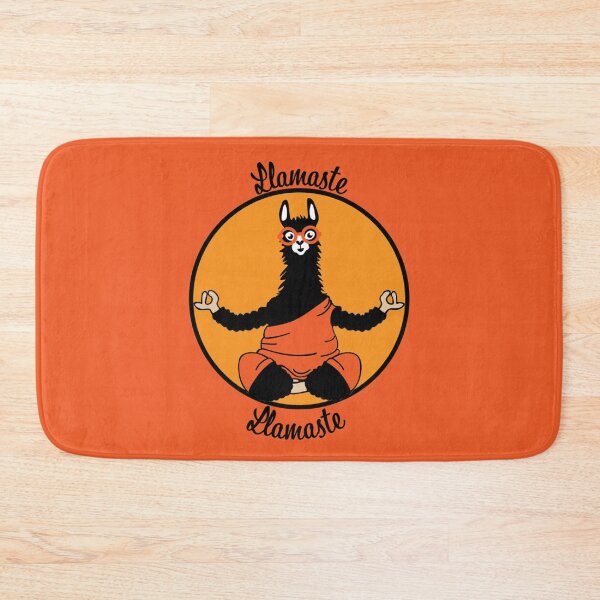 Item preview, Llamaste Meditating Llama - Funny Mindfulness designed and sold by happygiftideas.
