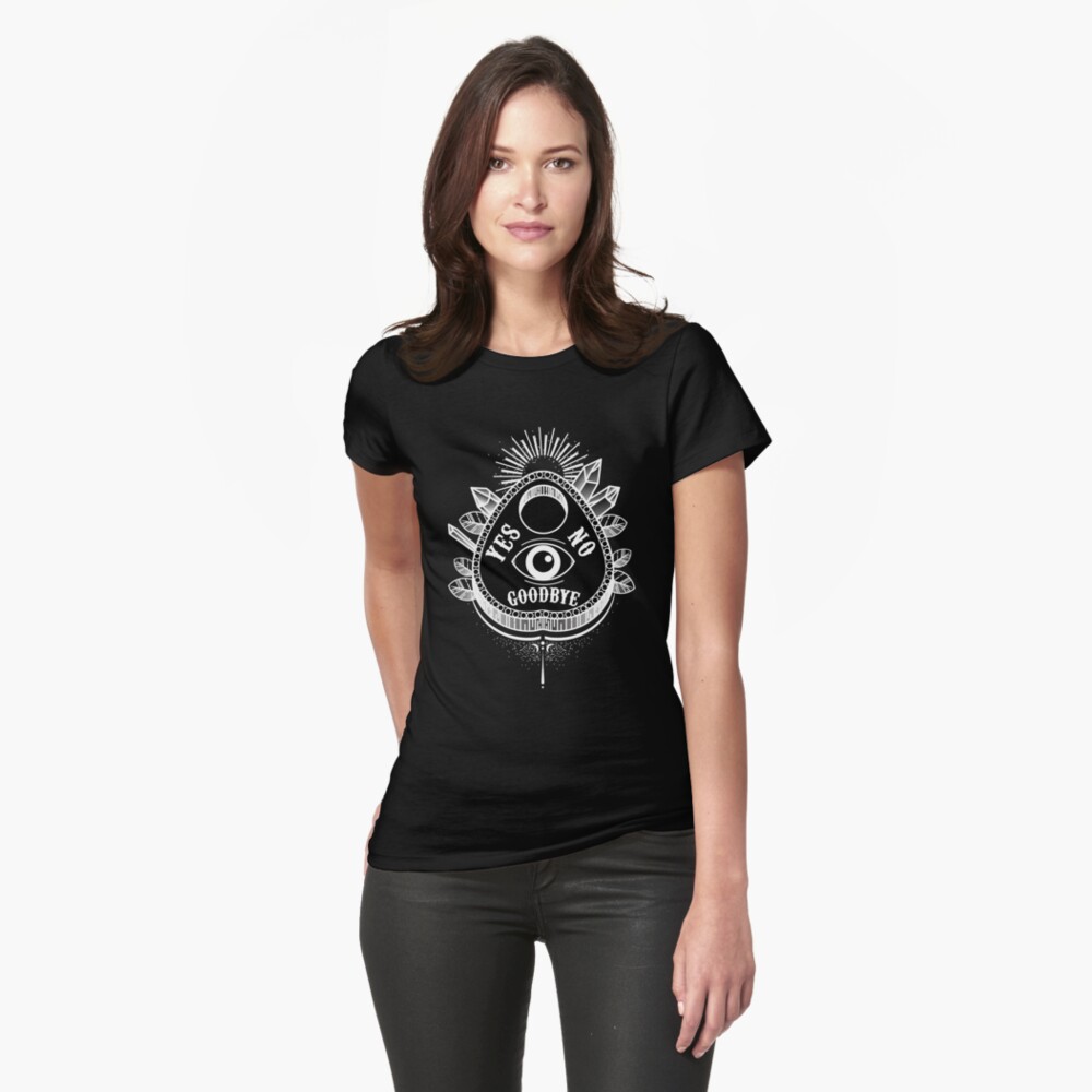 Call Me on the Ouija Board Fitted T-Shirt