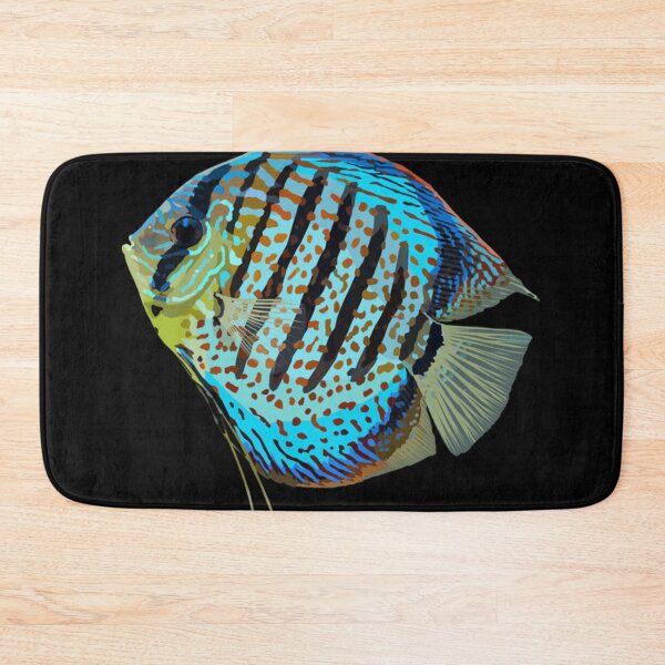 Item preview, Blue Discus Fish, Symphysodon (Cichlid) – Cute Freshwater Aquarium Animal Classic designed and sold by kautderapsy.