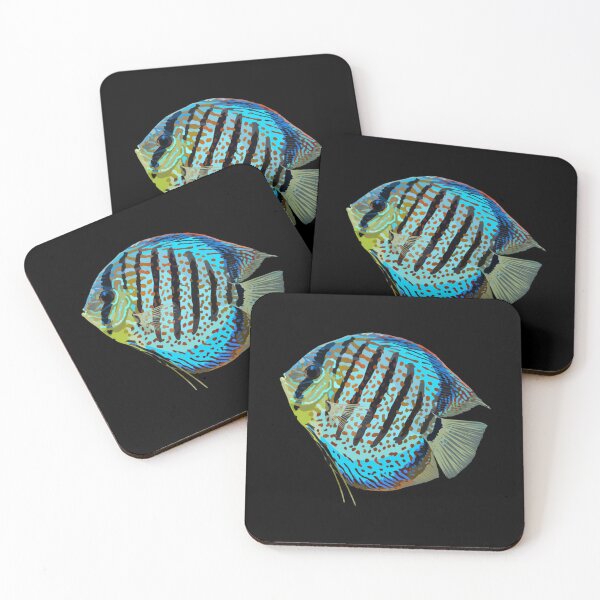Item preview, Blue Discus Fish, Symphysodon (Cichlid) – Cute Freshwater Aquarium Animal Classic  designed and sold by kautderapsy.