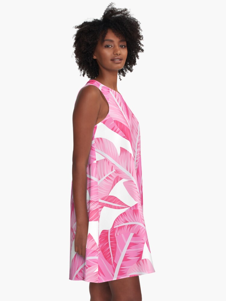 Pink 2024 banana dress