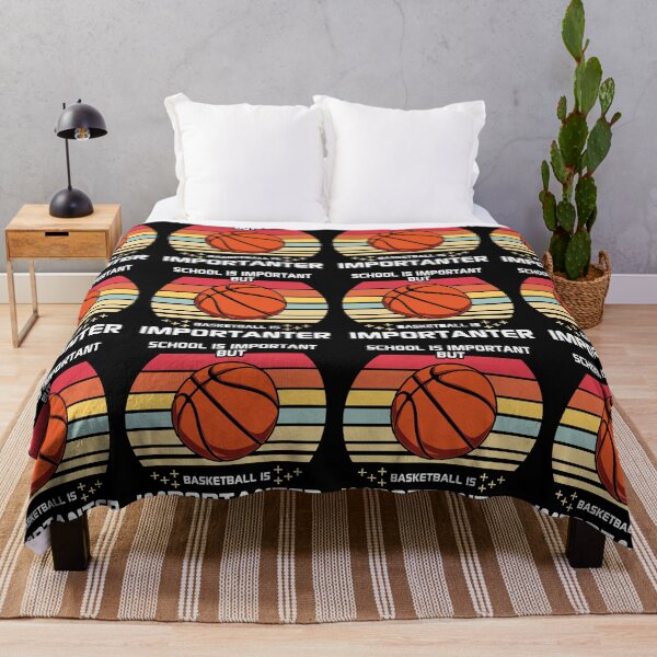 Item preview, School Is Important but Basketball is Importanter Basketball Is My Favorite Season Basket Ball Player Classic Gift Premium Apparel Funny Holiday Xmas designed and sold by DesignByHeartUK.