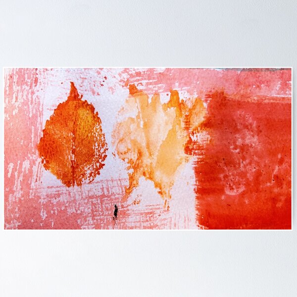 Fall Leaves Design Poster