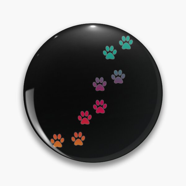 Item preview, Rainbow paws tracks - pets designed and sold by MadandMean.