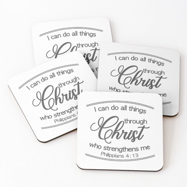 Item preview, Christian Design - I Can Do All Things Through Christ - Phil 4 13 designed and sold by simplydesignart.