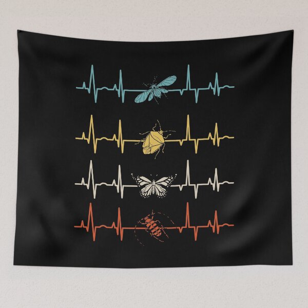 Item preview, Entomology Entomologist Insects Bugs Heartbeat designed and sold by ShopTheStyle.