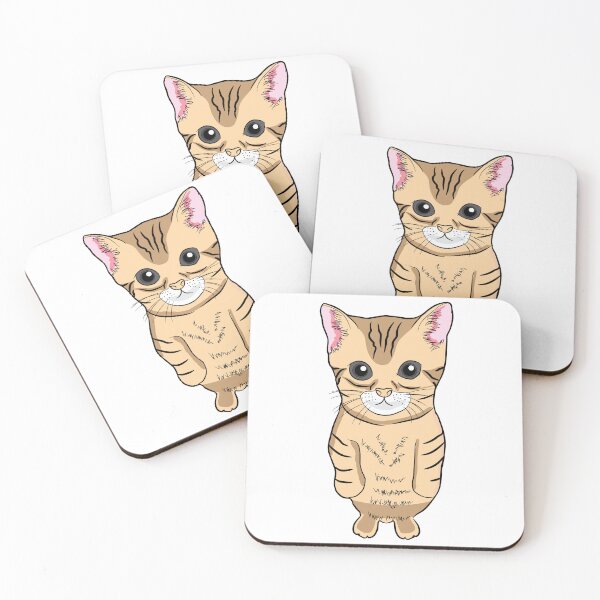 Item preview, Cute Standing Cat Meme Cute Kitten Standing on Two Feet designed and sold by alltheprints.
