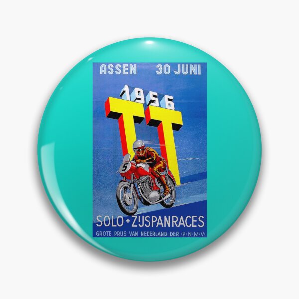 Item preview, ASSEN TT MOTORCYCLE_quot_ Vintage Racing Advertising Print designed and sold by CavaVintageIT.