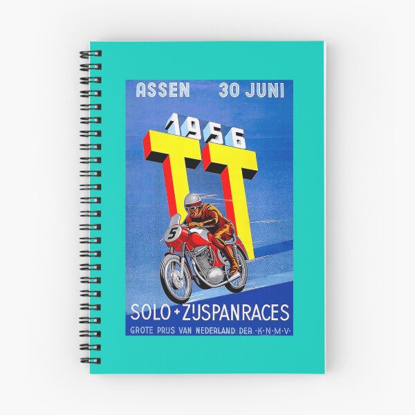 Item preview, ASSEN TT MOTORCYCLE_quot_ Vintage Racing Advertising Print designed and sold by CavaVintageIT.