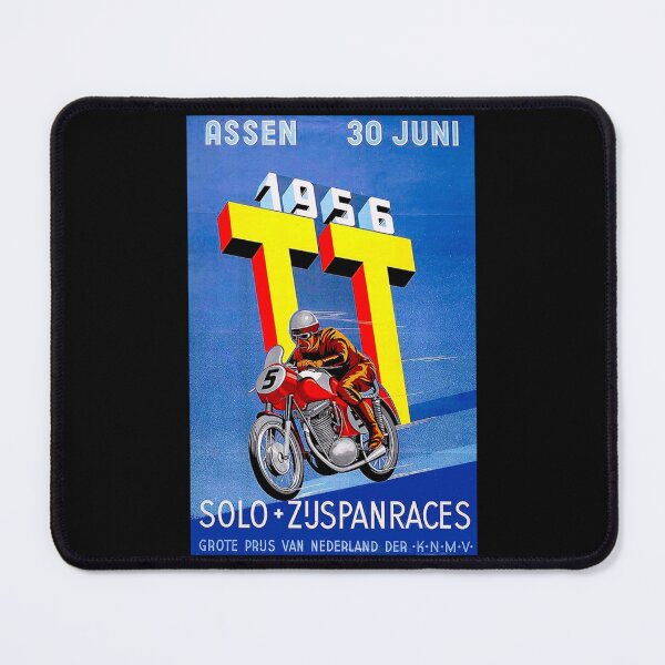Item preview, ASSEN TT MOTORCYCLE_quot_ Vintage Racing Advertising Print designed and sold by CavaVintageIT.