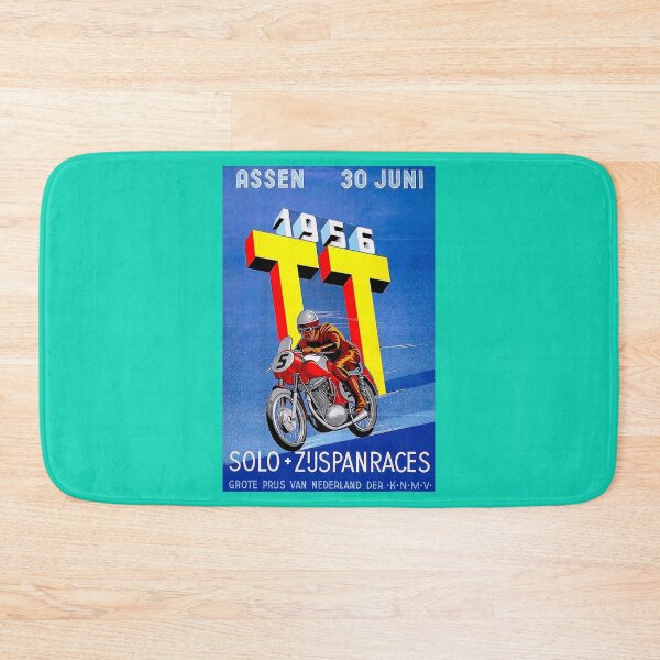 Item preview, ASSEN TT MOTORCYCLE_quot_ Vintage Racing Advertising Print designed and sold by CavaVintageIT.