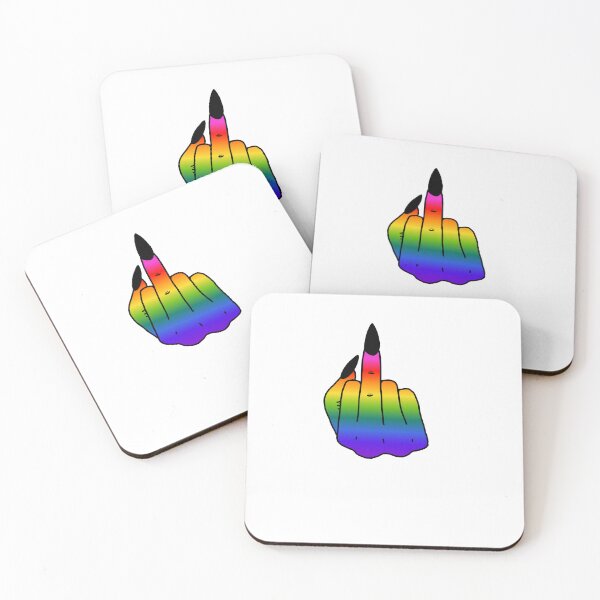 Item preview, Rainbow Middle Finger designed and sold by mothofthemist.