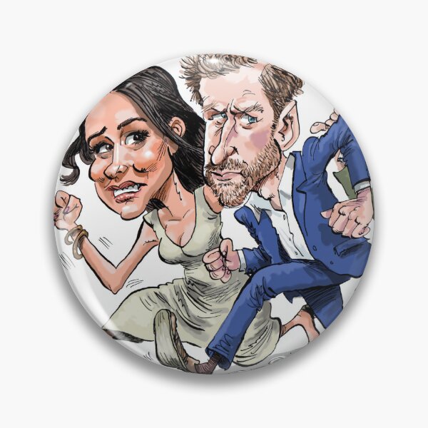 Item preview, Harry and Meghan designed and sold by IanBakerToons.