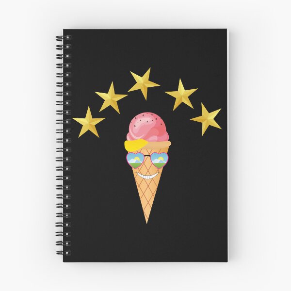 Item preview, nick nelson stars blue with ice cream designed and sold by PALMTREEfwi.