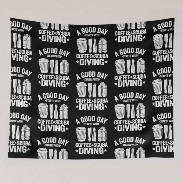 Item preview, A Good Day Starts With Coffee Scuba Diving designed and sold by Zaidan16.