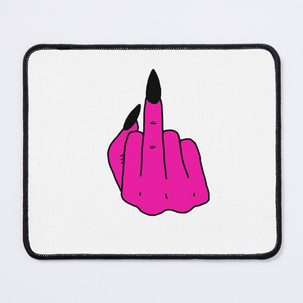 Item preview, Hot Pink Middle Finger designed and sold by mothofthemist.