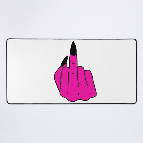 Item preview, Hot Pink Middle Finger designed and sold by mothofthemist.