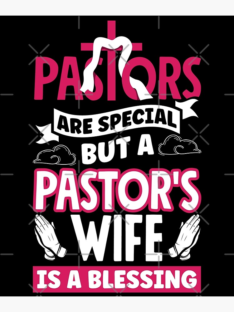 Pastor Appreciation Clergy Preacher Christian Pastors Wife Art Print