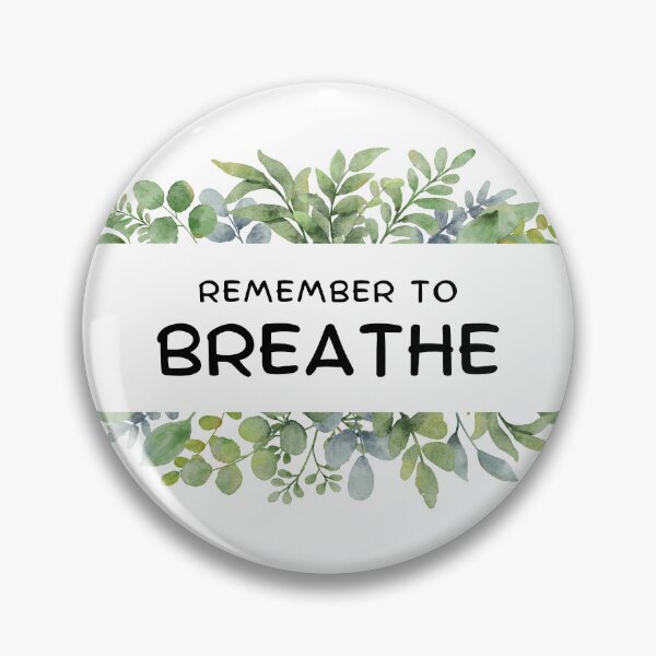 Item preview, Remember To Breathe designed and sold by HSPgiftshop.