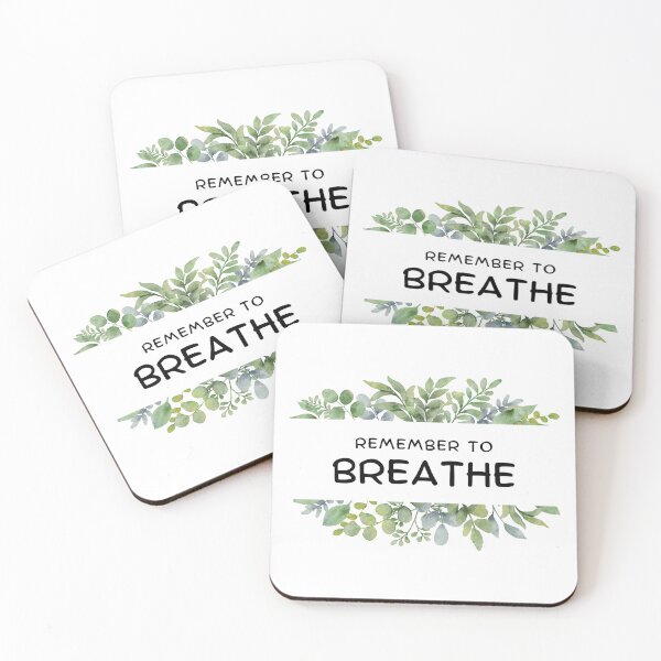 Item preview, Remember To Breathe designed and sold by HSPgiftshop.