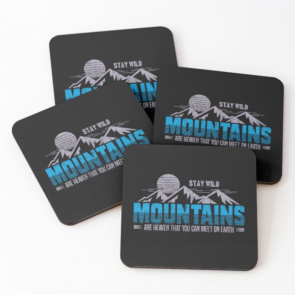 Item preview, Mountains are heaven that you can meet on Earth. - Funny Quote designed and sold by VichallanStudio.