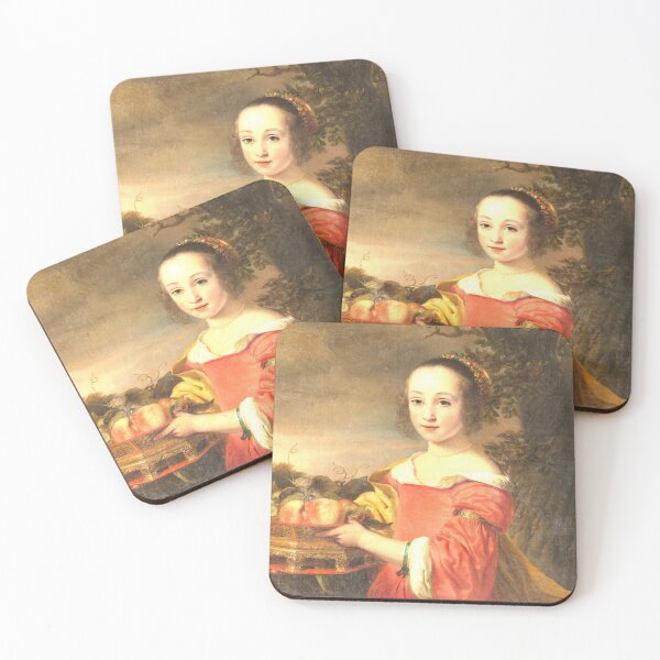 Item preview, Petronella Elias (1648–1667) with a Basket of Fruit by Ferdinand Bol designed and sold by Trendz by Ami.