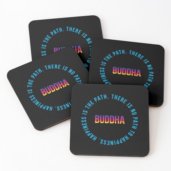 Item preview, Beautiful buddha quote about Happiness, in English designed and sold by artdragongift 15.