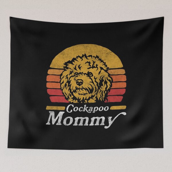 Item preview, Retro Vintage Cockapoo Mommy designed and sold by More Cute Dogs.