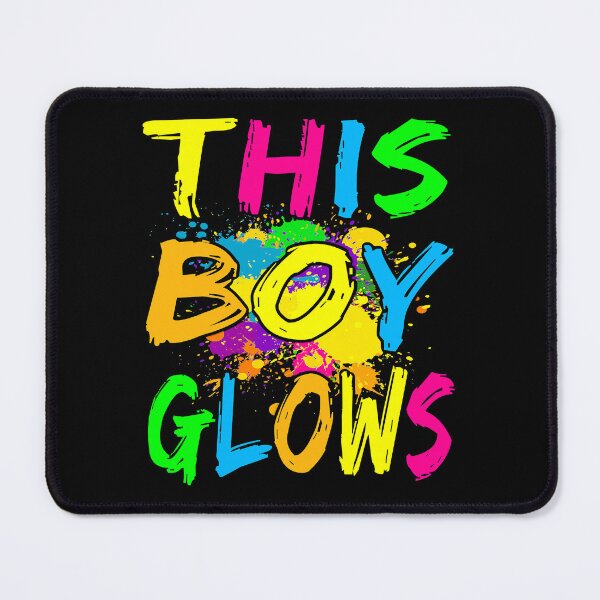 Item preview, This Boy Glows Retro 80's Party designed and sold by nwaja-art.