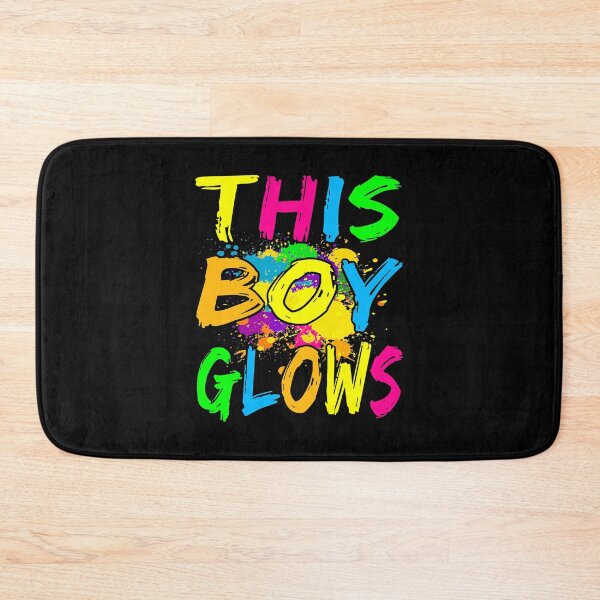 Item preview, This Boy Glows Retro 80's Party designed and sold by nwaja-art.