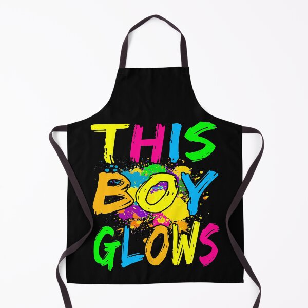 Item preview, This Boy Glows Retro 80's Party designed and sold by nwaja-art.